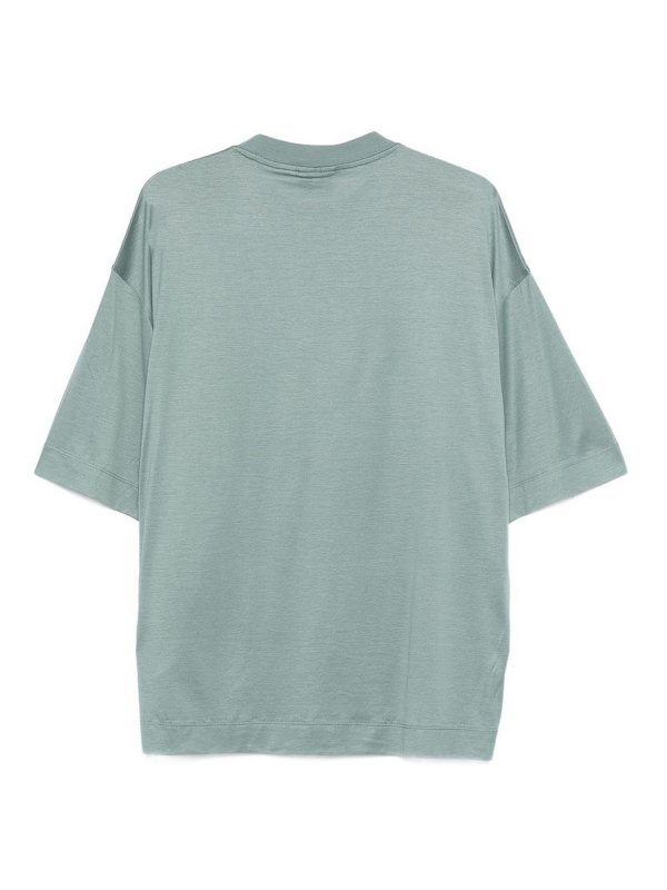 EMPORIO ARMANI: t-shirts online - Cotton Blend T-Shirt