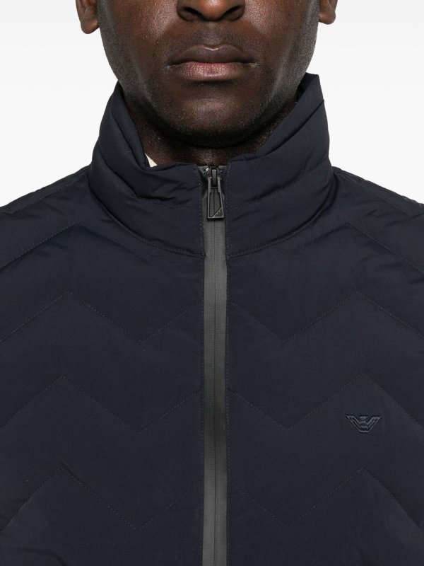 The Best Shops EMPORIO ARMANI: ダウン・ハイテクジャケット - ダウンジャケット - ブルー