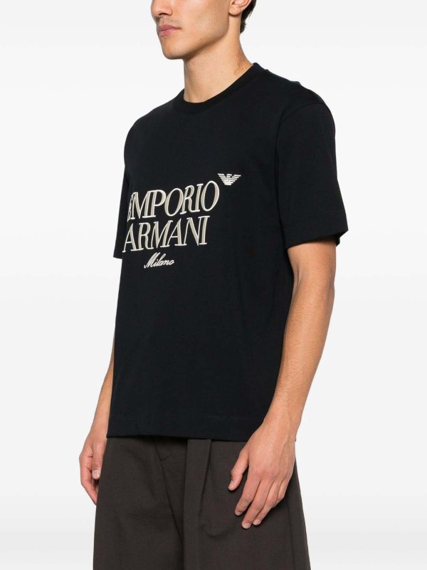 EMPORIO ARMANI: Camisetas online - Camiseta - Azul