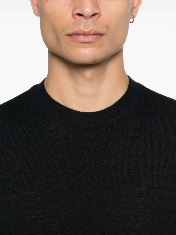 クルーネック - ブルー Replica 
online: EMPORIO ARMANI