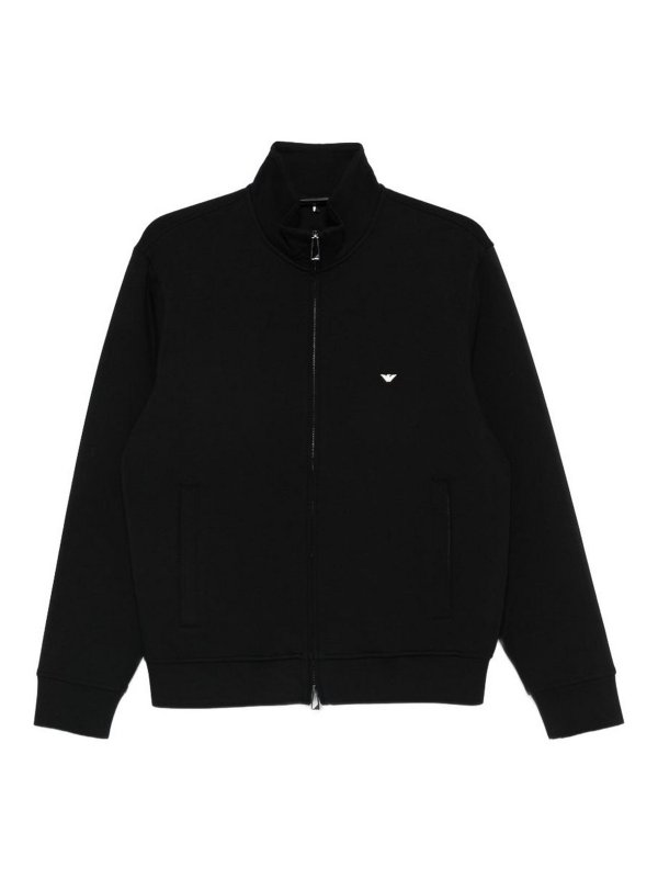 EMPORIO ARMANI: Sweatshirts & Sweaters - Logo Cotton Sweatshirt