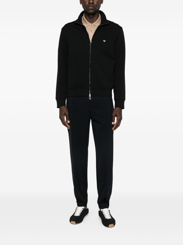 EMPORIO ARMANI: Sweatshirts & Sweaters online - Logo Cotton Sweatshirt
