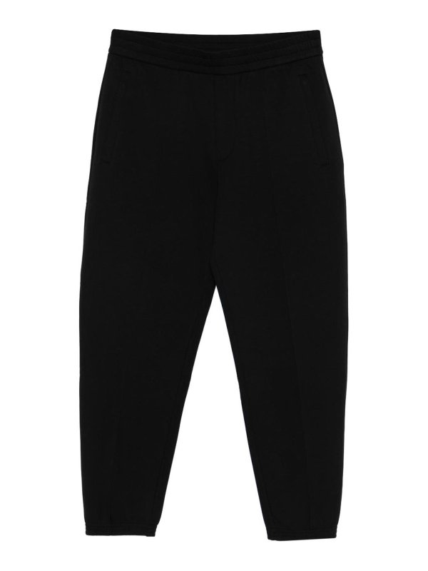 EMPORIO ARMANI: tracksuit bottoms - Cotton Sweatpants