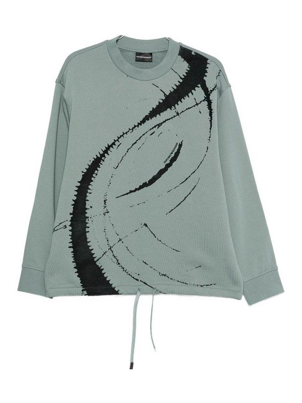 EMPORIO ARMANI: クルーネック - クルーネック - ブルー