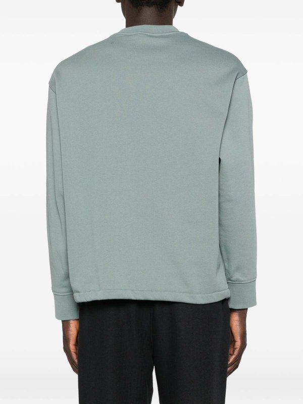 EMPORIO ARMANI: クルーネック online - クルーネック - ブルー