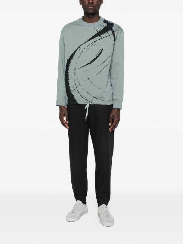 クルーネック - ブルー Replica 
online: EMPORIO ARMANI