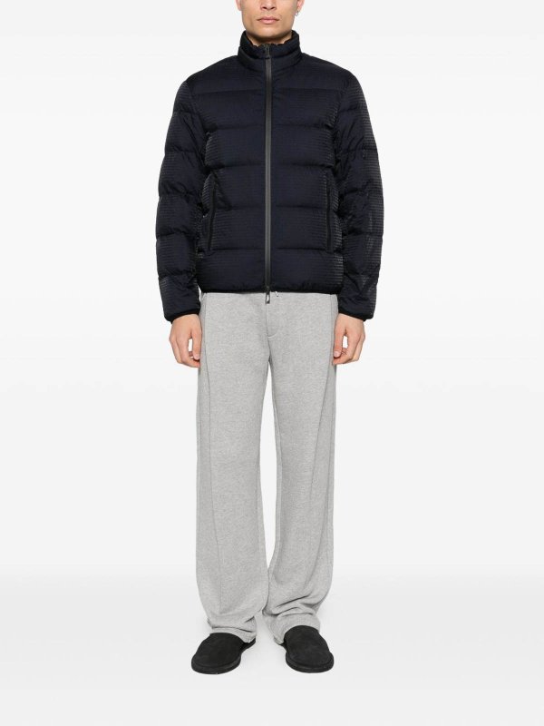 ダウンジャケット - ブルー shop online: EMPORIO ARMANI