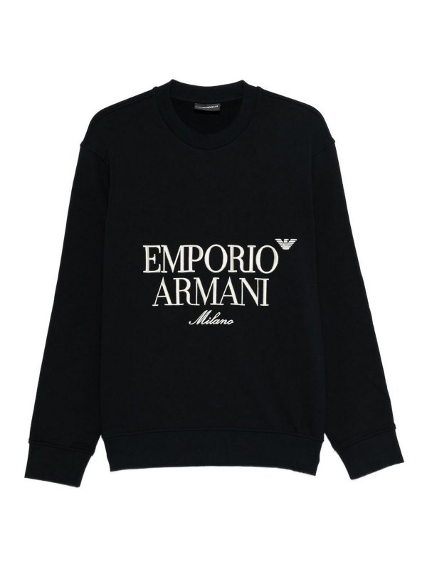 EMPORIO ARMANI: スウェット＆セーター - スウェットシャツ/セーター - ブルー
