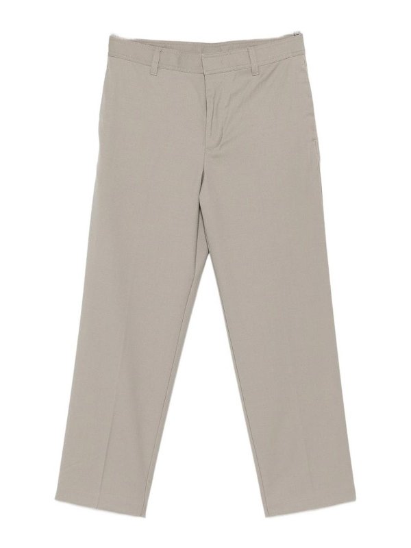 EMPORIO ARMANI: カジュアルトラウザー - カジュアルパンツ - グレー