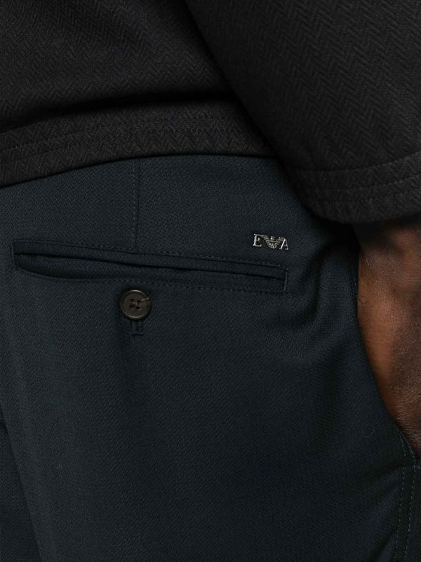 EMPORIO ARMANI: カジュアルトラウザー online - カジュアルパンツ - ブルー