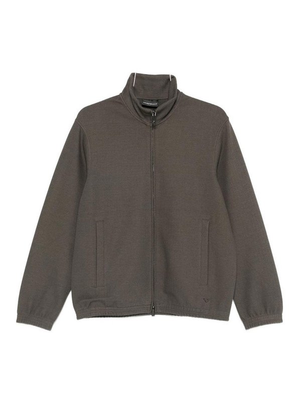 EMPORIO ARMANI: Sudaderas y suéteres - Sudadera - Gris