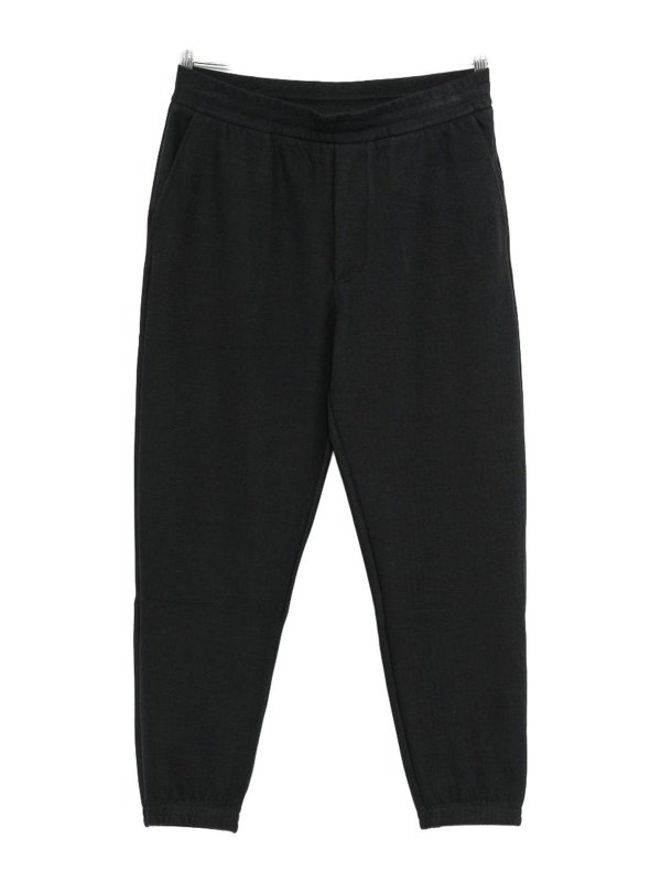 EMPORIO ARMANI: スウェットパンツ - トラックスーツ ボトムス - ブルー