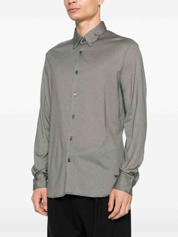 EMPORIO ARMANI: shirts online - Cotton Blend Shirt