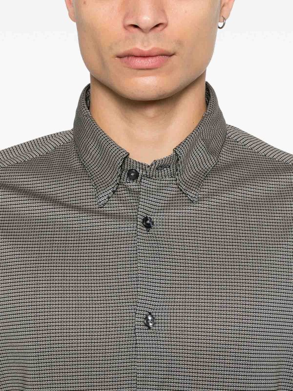 The Best Shops EMPORIO ARMANI: shirts - Cotton Blend Shirt