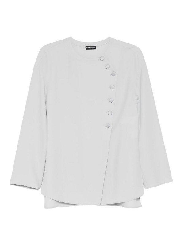 EMPORIO ARMANI: Hemden - Hemd - Hellgrau