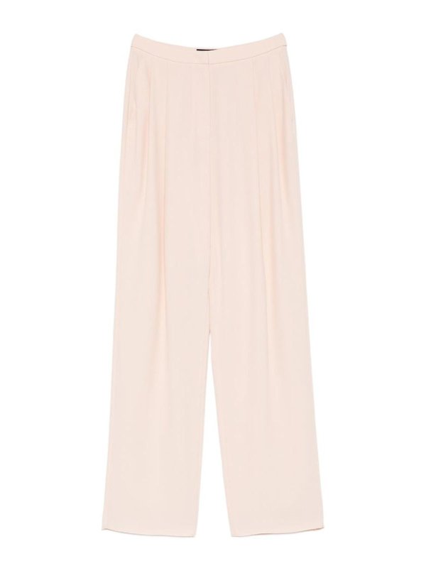 EMPORIO ARMANI: カジュアルトラウザー - カジュアルパンツ - ライトピンク