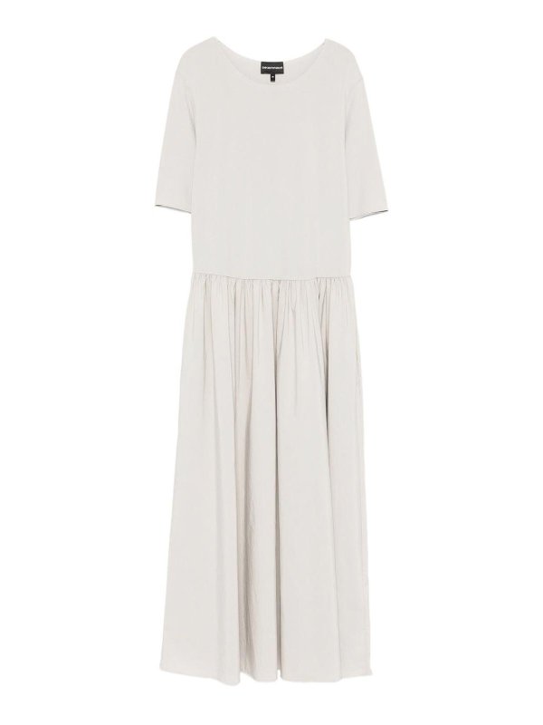 EMPORIO ARMANI: ニーレングスドレス - 膝丈ドレス - ライトグレー