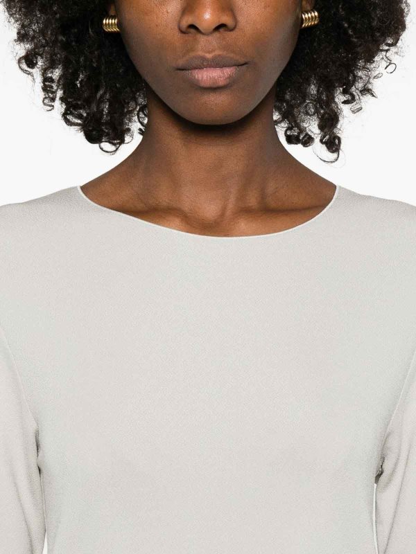 EMPORIO ARMANI: ニーレングスドレス online - 膝丈ドレス - ライトグレー