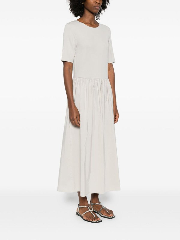 膝丈ドレス - ライトグレー shop online: EMPORIO ARMANI