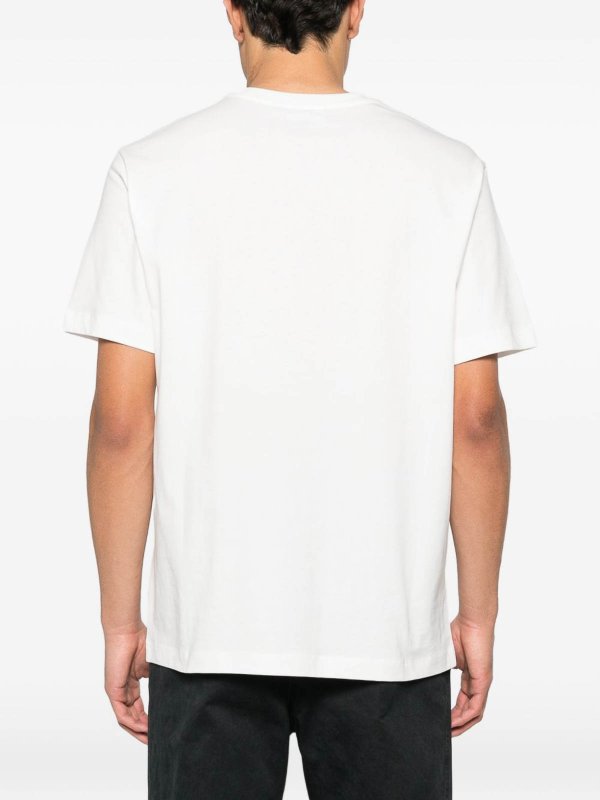 EMPORIO ARMANI: t-shirts online - Printed Cotton T-Shirt