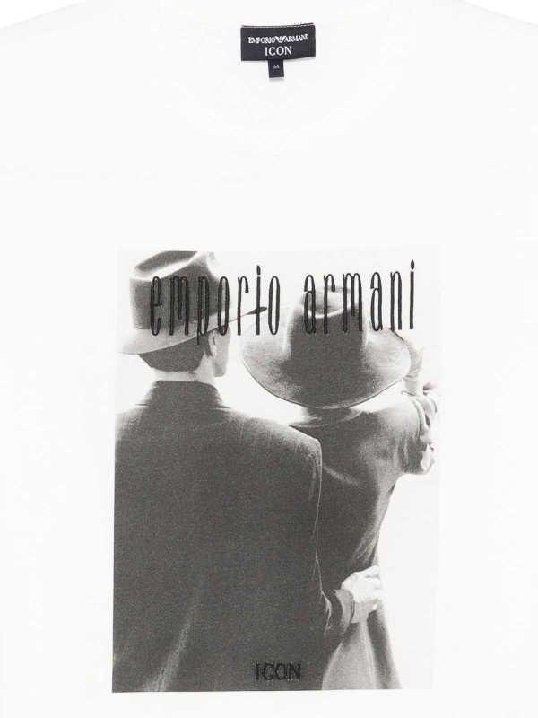 EMPORIO ARMANI: T-shirts online - T-Shirt - Weiß