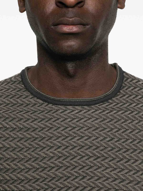 EMPORIO ARMANI: クルーネック online - クルーネック - ブルー