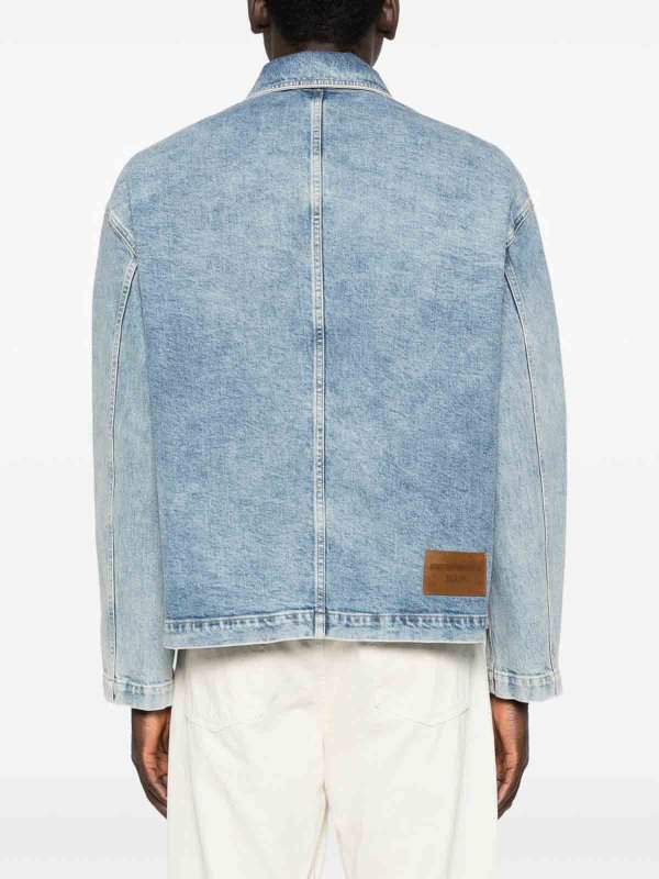 EMPORIO ARMANI: デニムジャケット online - デニムジャケット - ブルー