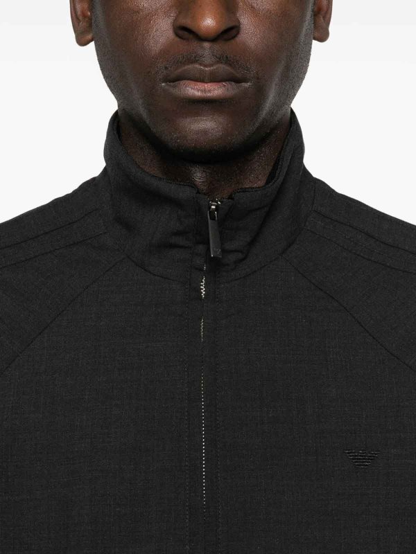 The Best Shops EMPORIO ARMANI: ボンバージャケット - ボンバージャケット - グレー