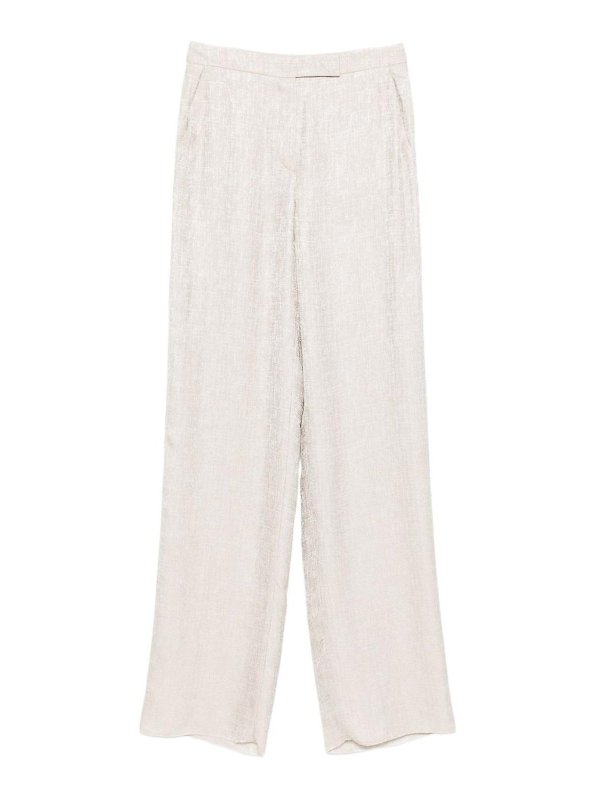 EMPORIO ARMANI: カジュアルトラウザー - カジュアルパンツ - ベージュ