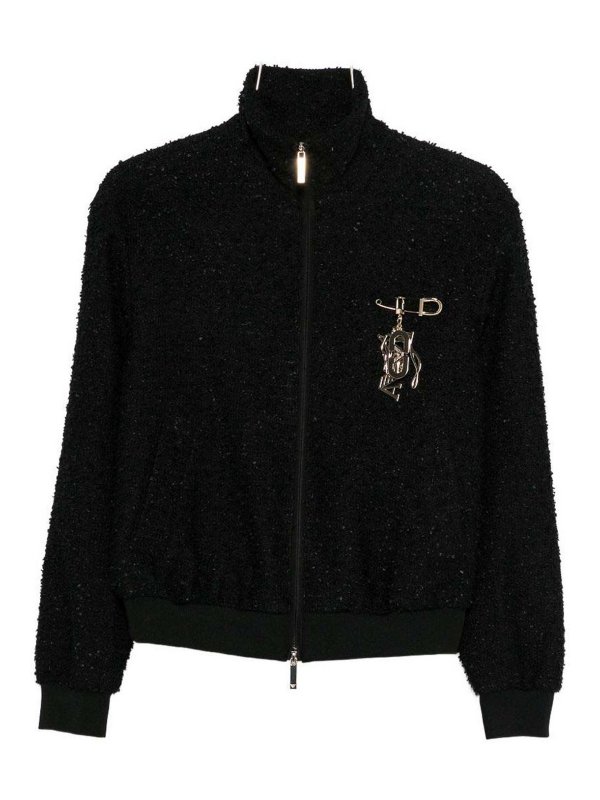 EMPORIO ARMANI: giacche casual - Giubbotto in tweed