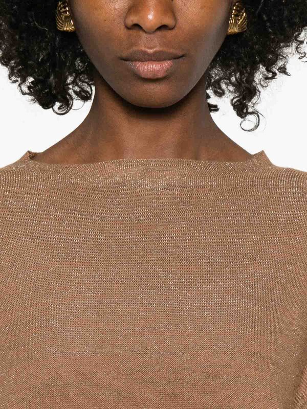 FABIANA FILIPPI: クルーネック online - クルーネック - ブラウン