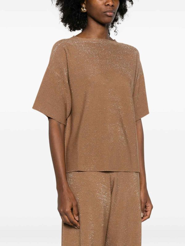 The Best Shops FABIANA FILIPPI: クルーネック - クルーネック - ブラウン