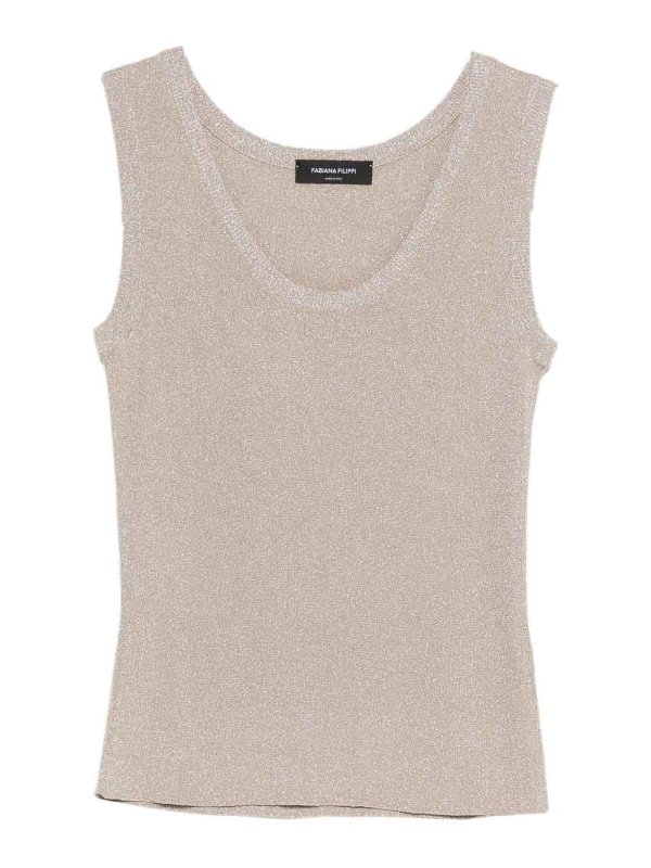 FABIANA FILIPPI: トップス＆タンクトップ - トップ/タンクトップ - 白