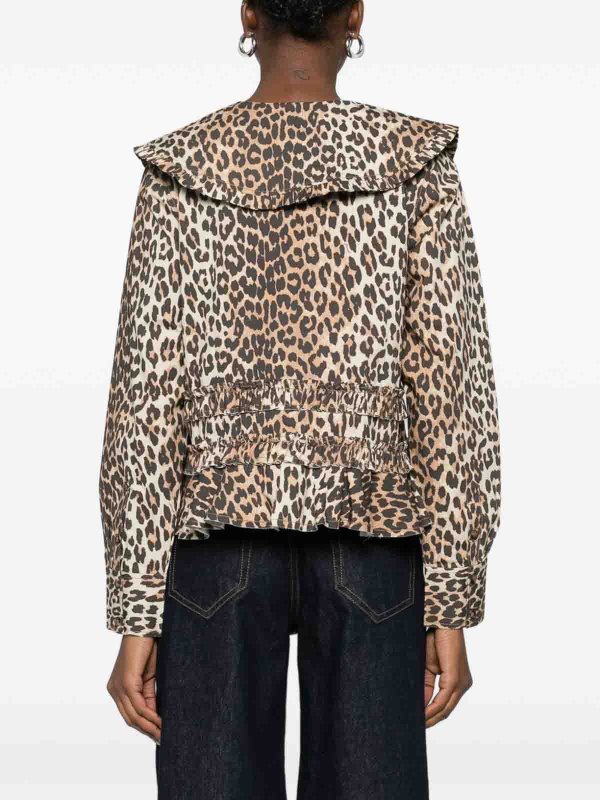 GANNI: シャツ online - シャツ - ブラウン