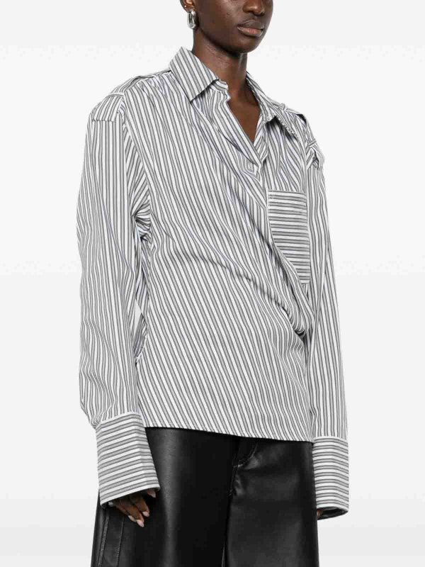 Iro: camicie online - Camicia in cotone a righe pizzo