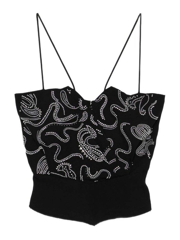 Iro: Tops y camisetas sin mangas - Top - Negro