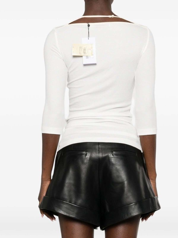 The Best Shops Iro: Pull col rond - Pull Col Rond - Blanc