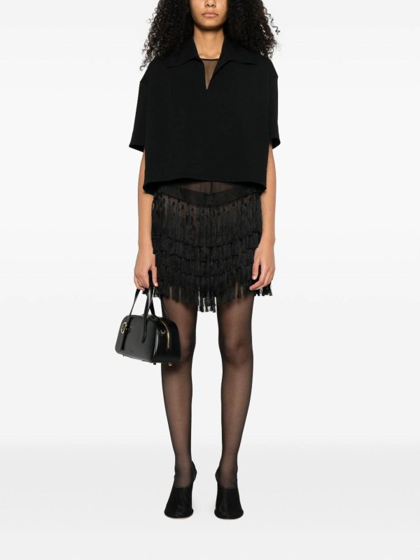 JIL SANDER: polo shirts online - Cropped Polo Shirt