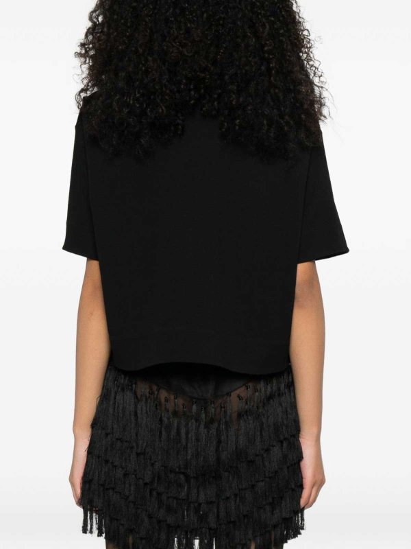 The Best Shops JIL SANDER: polo shirts - Cropped Polo Shirt