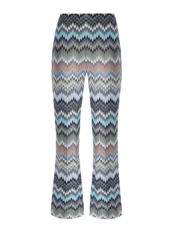 MISSONI: jeans a zampa - Pantaloni Zig Zag