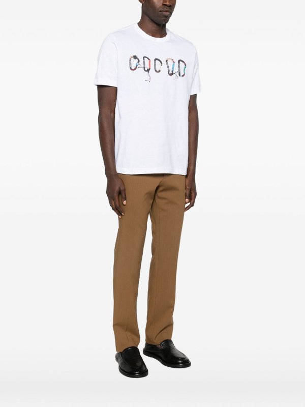 The Best Shops PS BY PAUL SMITH: t-shirts - Carabiner Organic Cotton T-Shirt