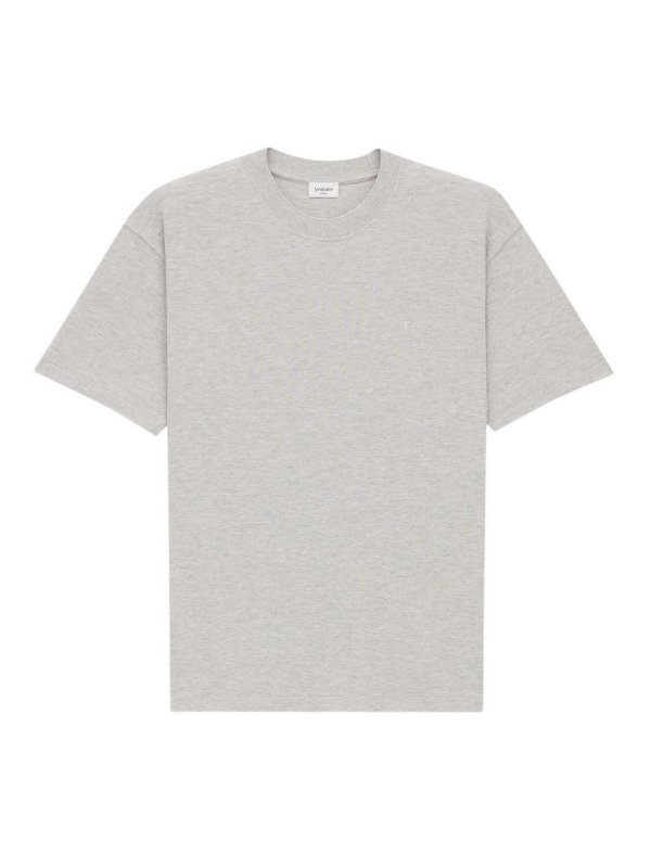SAINT LAURENT: t-shirts - Cotton T-Shirt