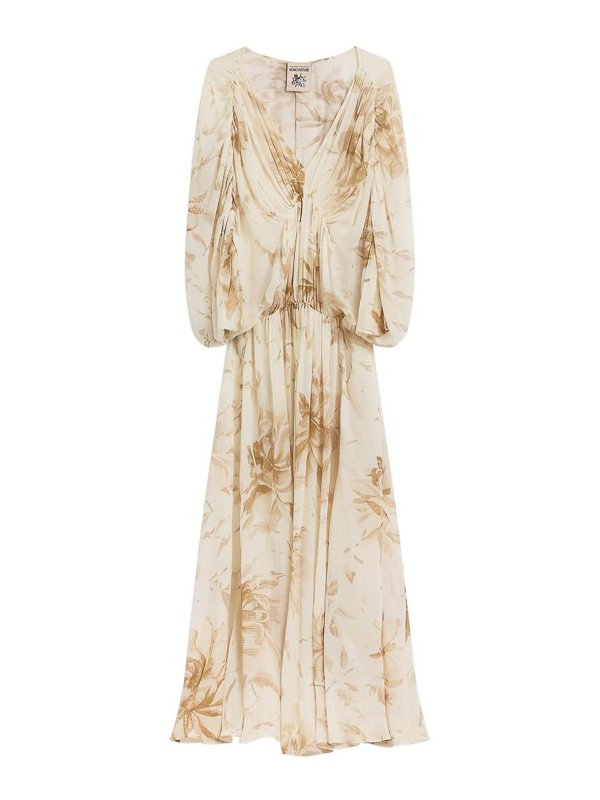 Semicouture: Maxikleider - Maxikleid - Beige