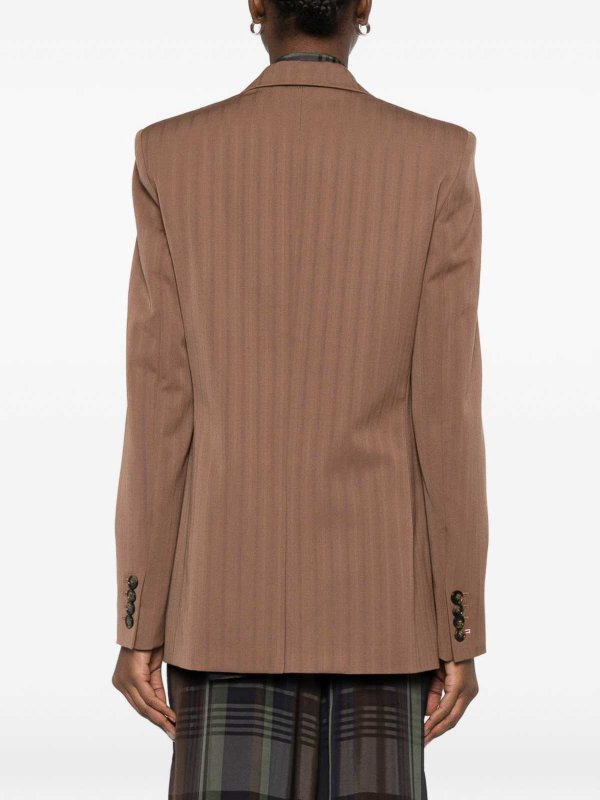 STELLA McCARTNEY: blazers online - Wool Double-Breasted Jacket