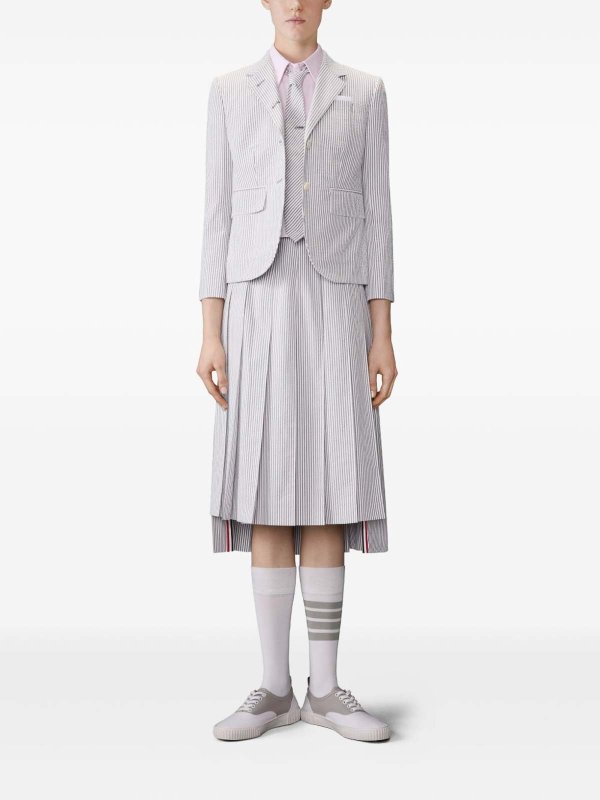 THOM BROWNE: camicie online - Camicia corta in cotone