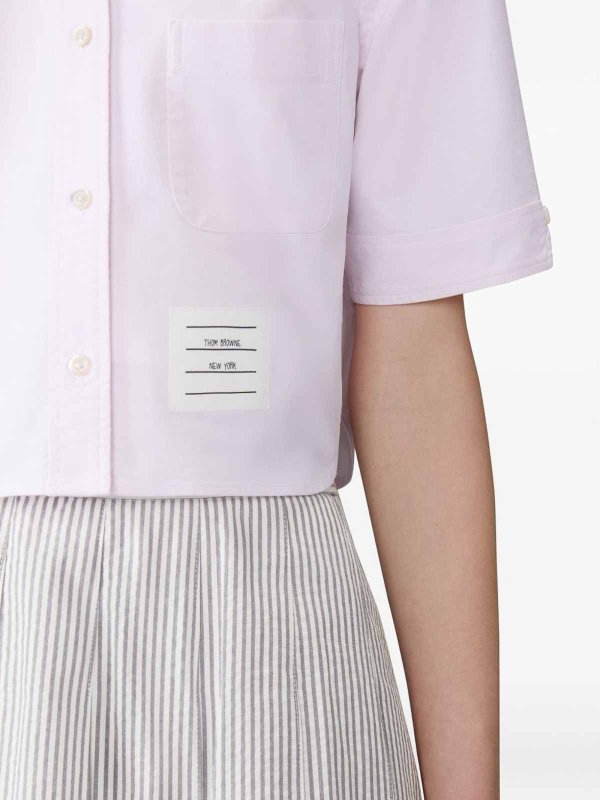 THOM BROWNE buy online Camicia corta in cotone