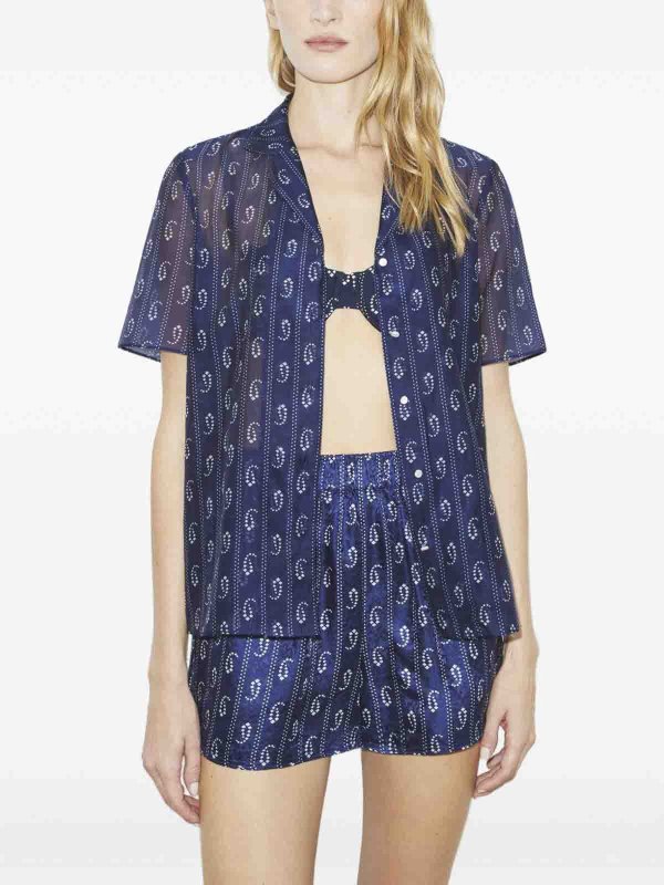 ショートパンツ - ブルー shop online: TORY BURCH