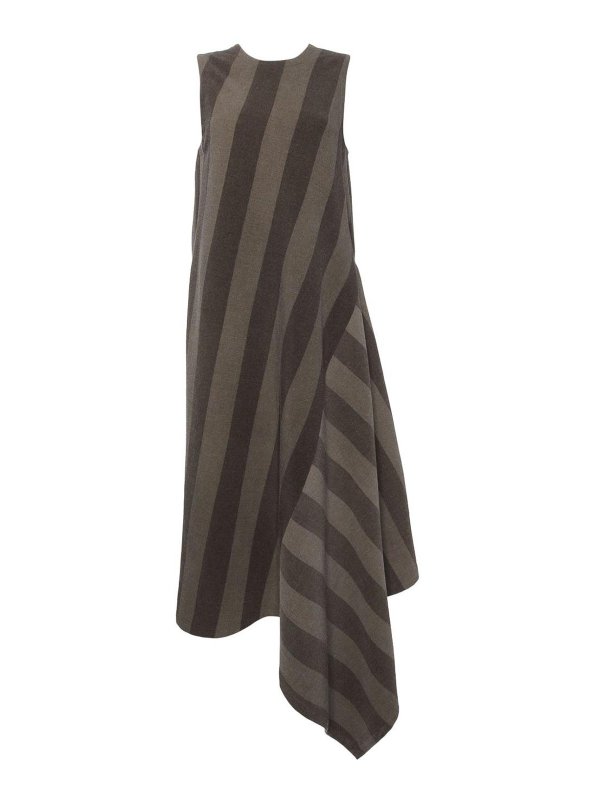 UMA WANG: Maxikleider - Maxikleid - Grau