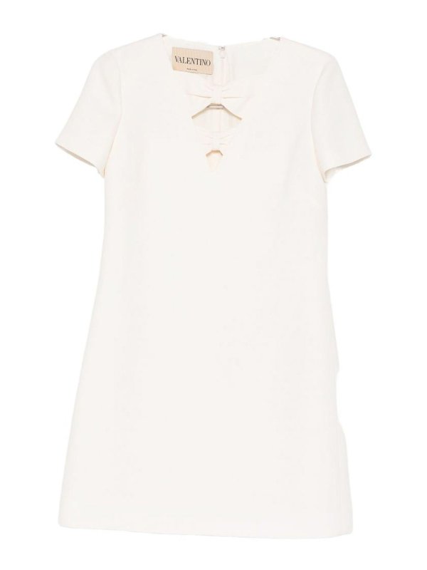 VALENTINO GARAVANI: ショートドレス - ショートドレス - 白