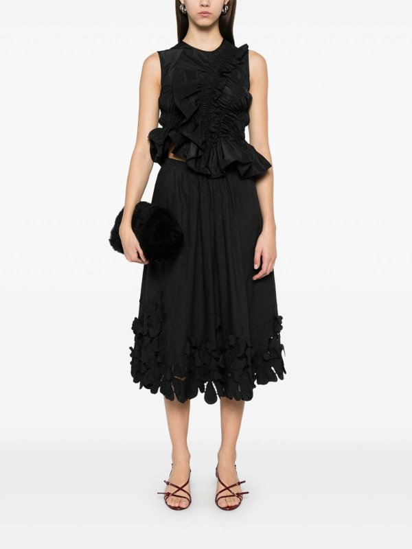 Embroidered Cotton Skirt Replica 
online: FORTE FORTE